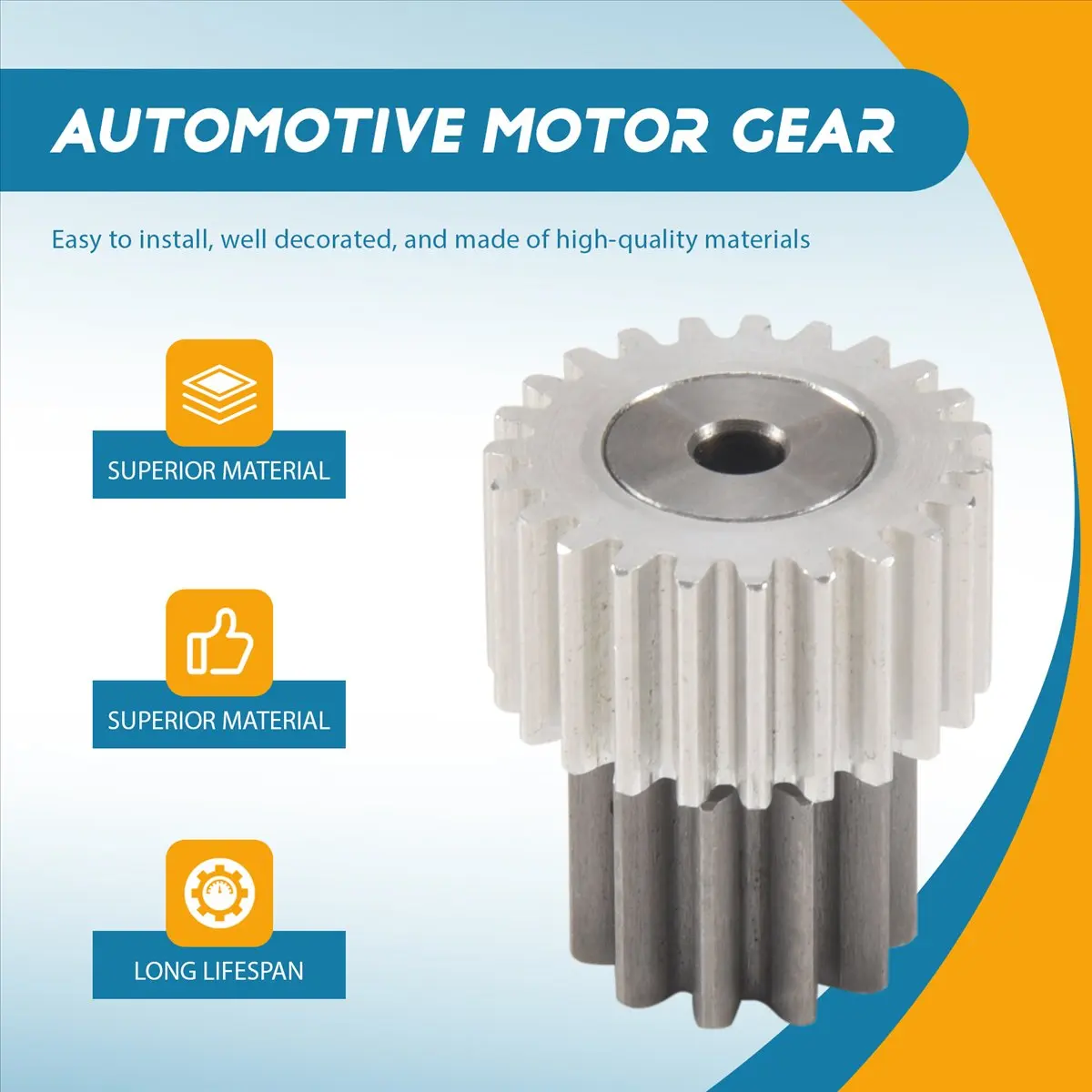 #31S (Silver)Car Handbrake Module Motor Gear Motor Gear Car Accessories,Automotive Parts & Accessories