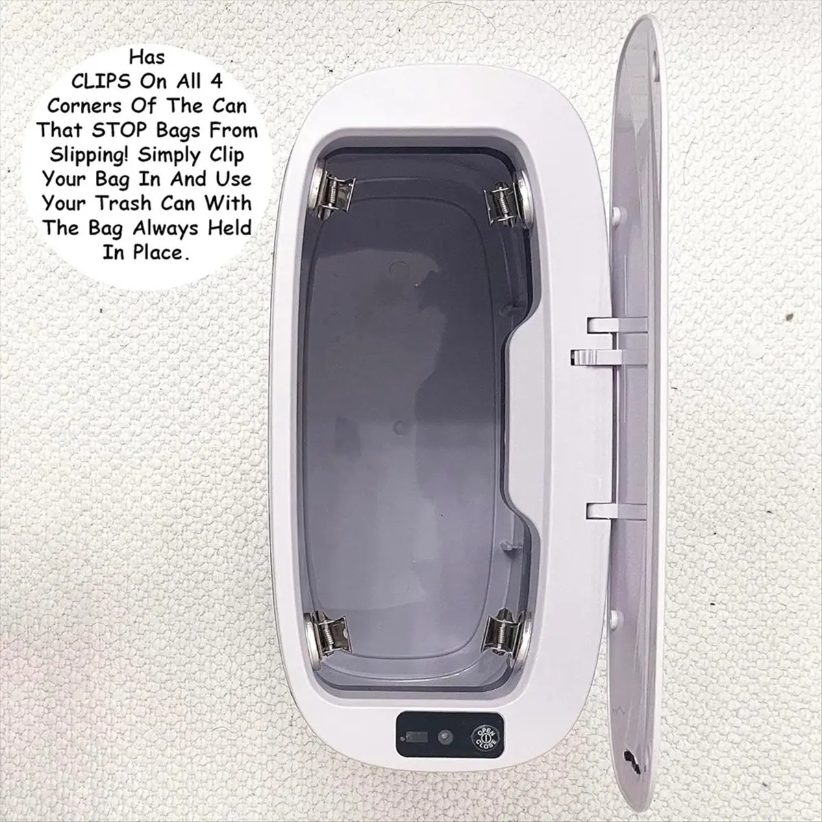 

A36R Automatic Smart Trash Can 3.2 Gallon with Touchless Motion Sensor and Anti, in Bathroom,Restroom, Kitchen