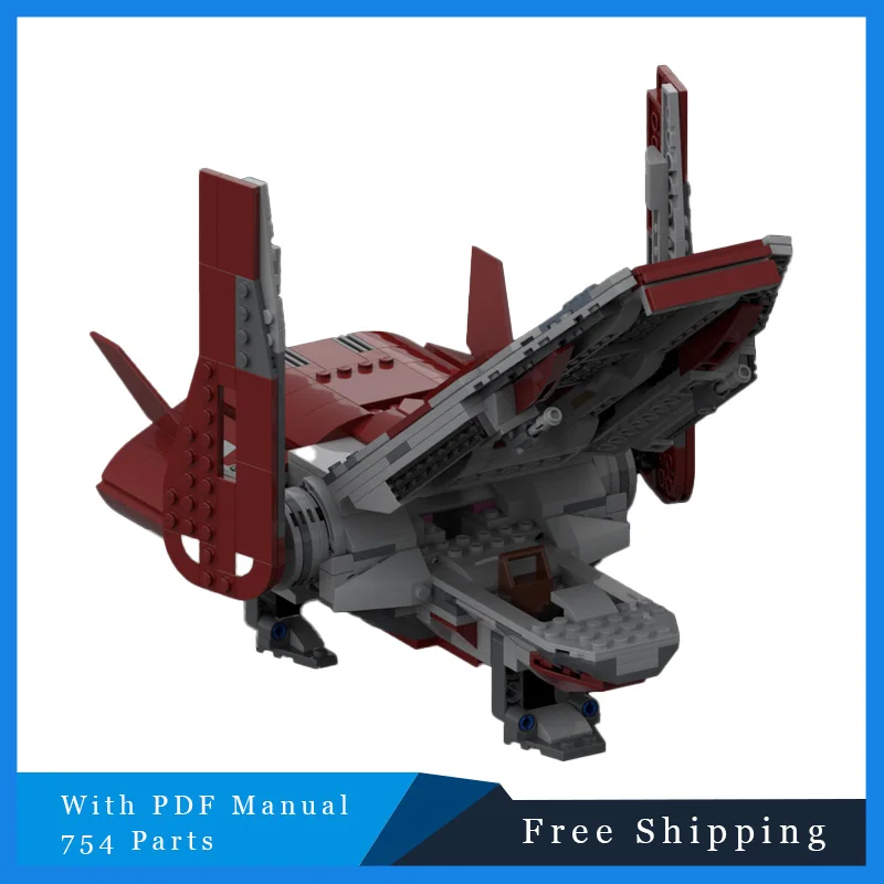 Hot 754 PCS MOC Interstellaire Landmeter Schip Technologie Modulaire Bouwstenen Model Voor Kinderen DIY Montage Speelgoed Kerstcadeaus