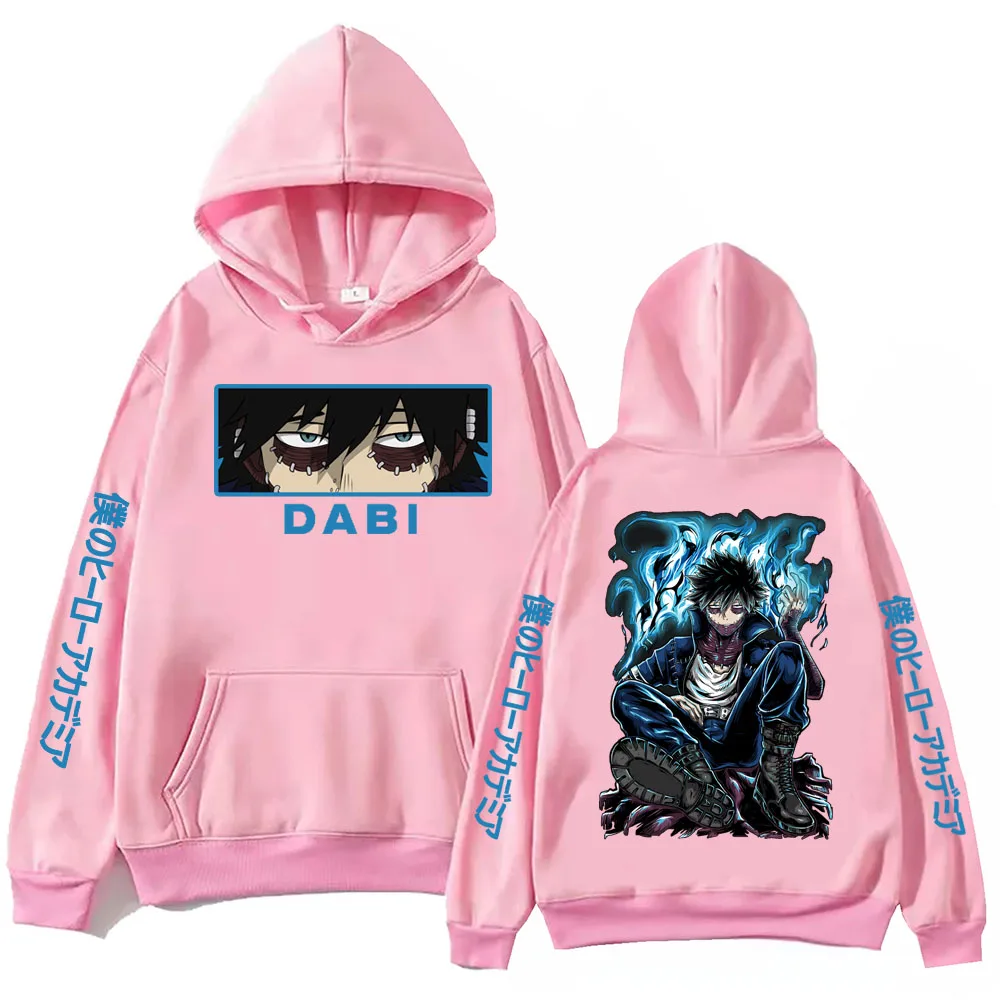 Anime meu herói academia dabi moletom com capuz harajuku pulôver tops homem mulher moletom presente fãs