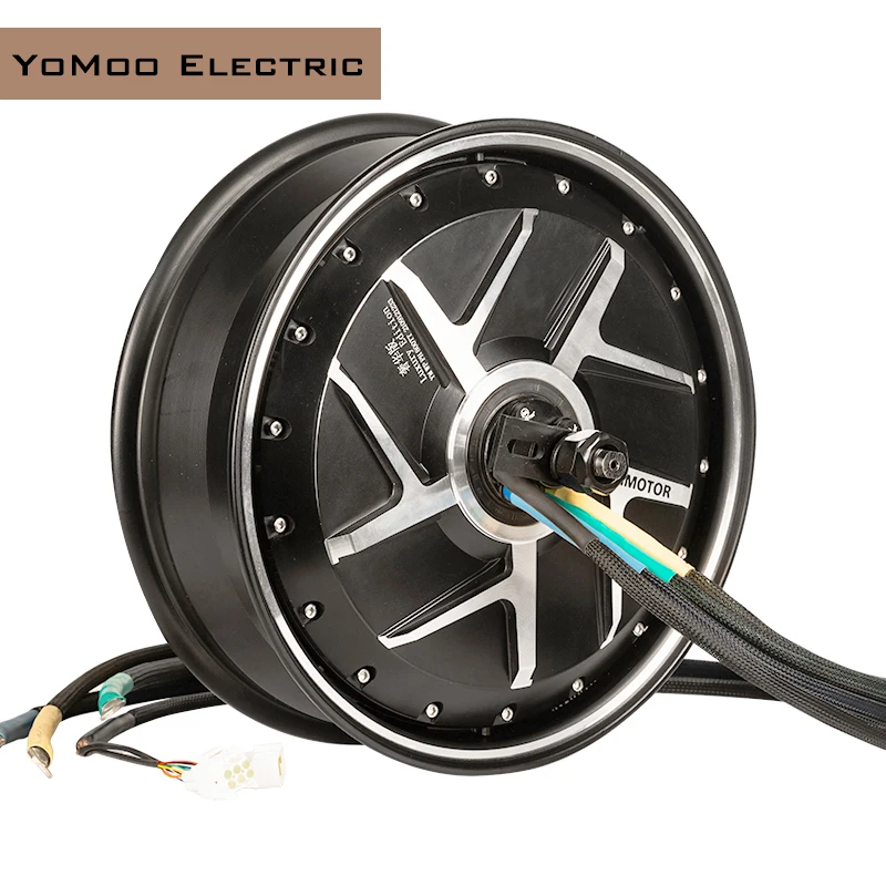 

YUMAMOTOR высокой мощности LUX 13*4,0 дюйма 8000 Вт 50H 115KPH 72 В/96 в электрический двигатель ступицы колеса постоянного тока