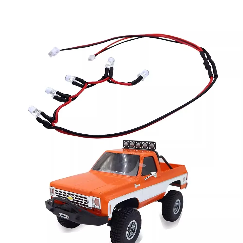 FMS FCX24 K5 1/24 RC Car Spare Parts Winch Remote Control Lights Front Bumper Climbing Car Upgrade