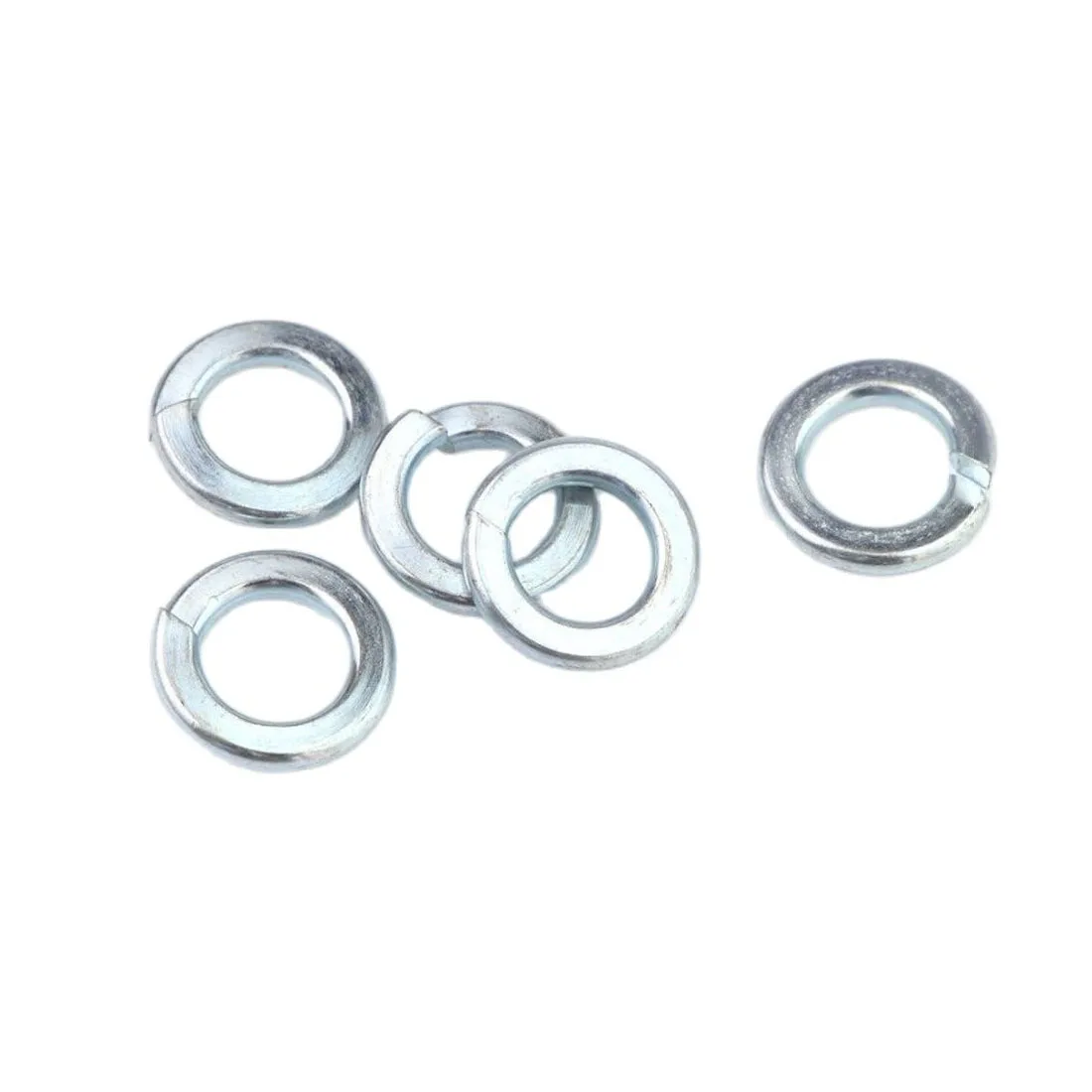 200pcs Zinc Plated Spring Washer Multifunctional Comprssion Non-Corrosive Elastic Gasket M2 Wholesale