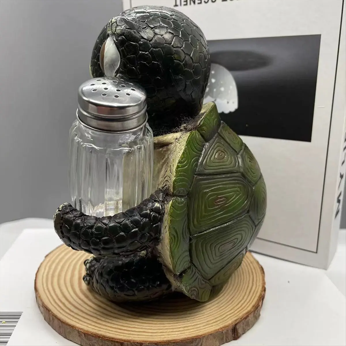 618 Mega Sale Home Kitchen Turtle Simulation Animal Salt Shaker Decoration Crafts Kitchen Gift