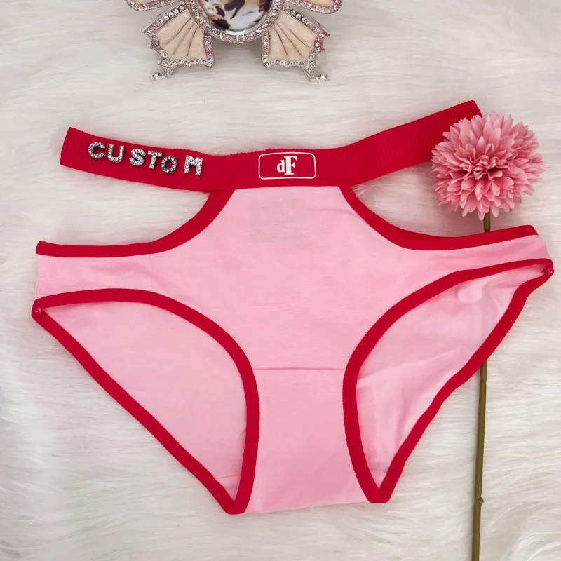 Custom String Thongs Gift Panties Customized Lingerie Hotwife Underpants Letters Bikini Name Jewelry Women Gifts For Girlfriend