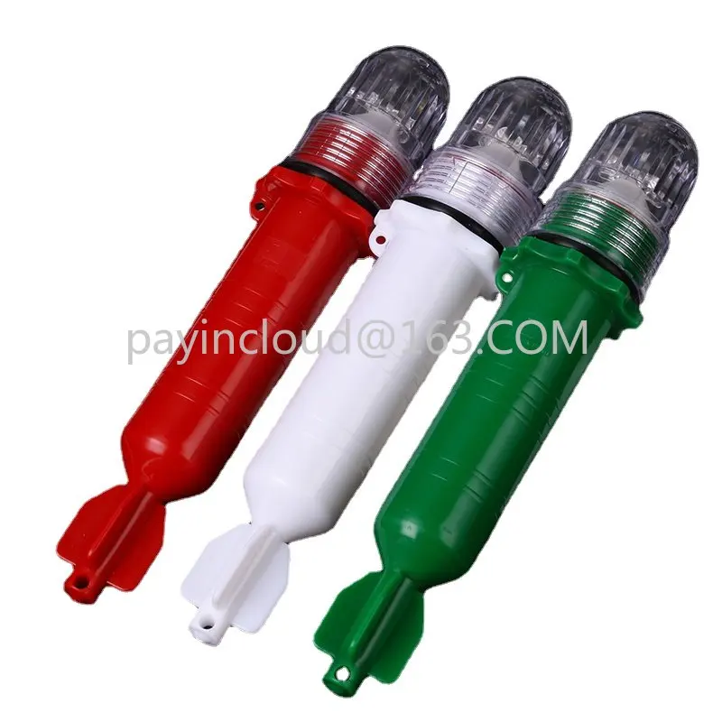 Marine fishing net beacon lights buoy lights torpedo lights fishing lights warning lights flash.