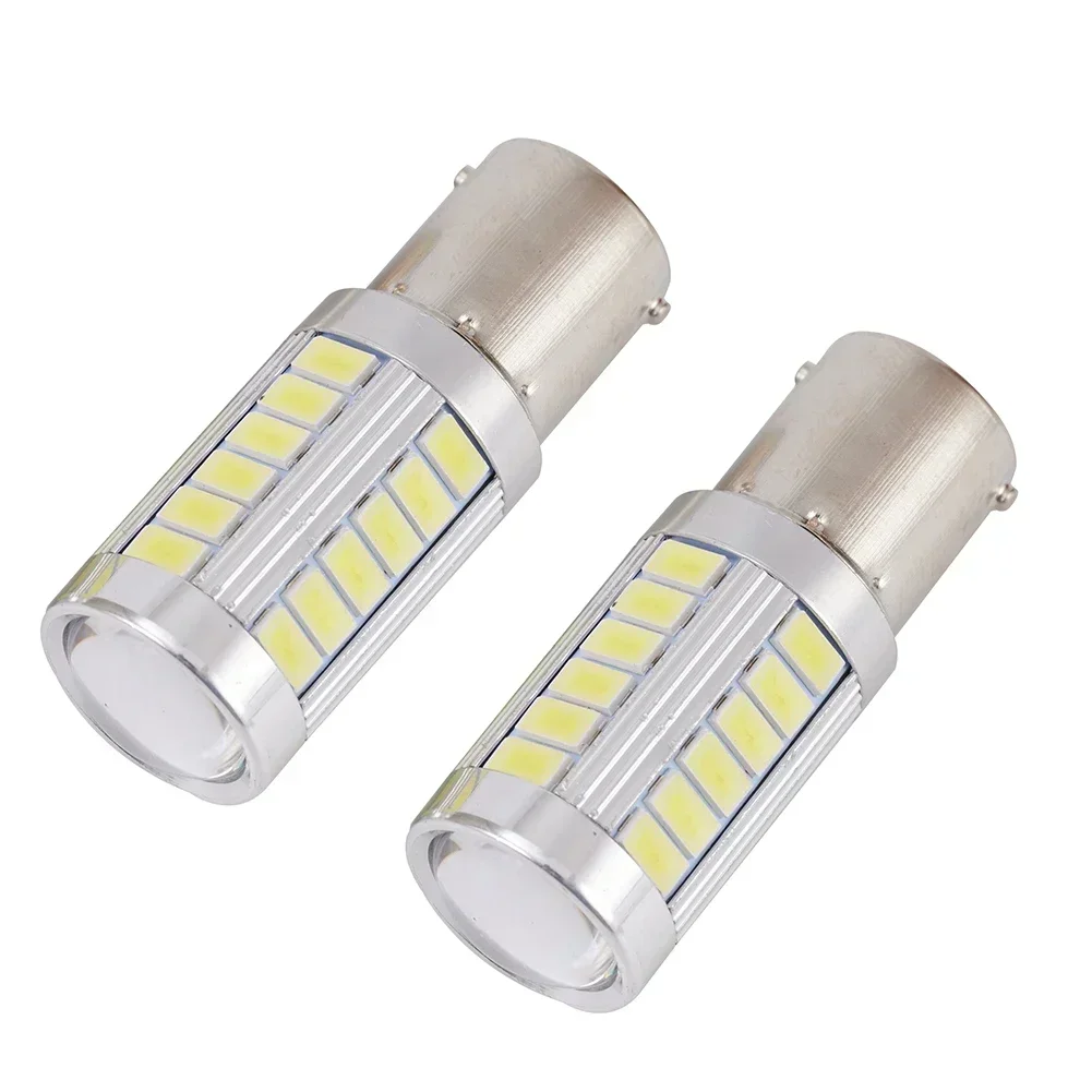 Car DRL Light Bulb White LED BA15S  1156 Reversing Lamp 33-For 5630 12V Reverse Lights Bulb Car DRL Light Bulb White LED BA1