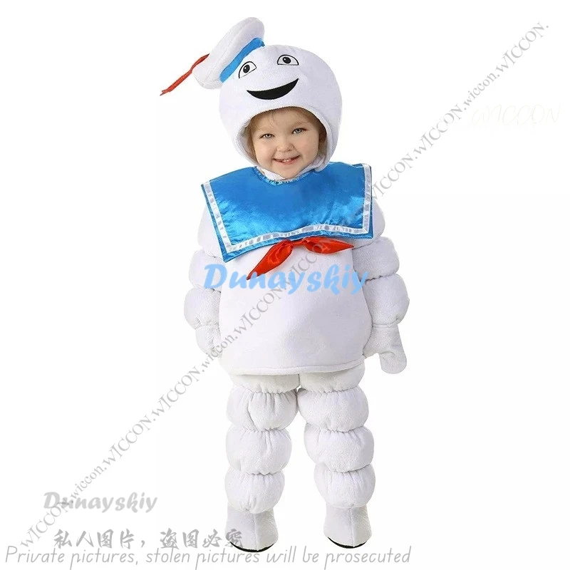 Christmas Kids Marshmallow Baby Kawaii Little Monster Easter Party Character Cotton Candy Halloween Party Masquerade Christmas