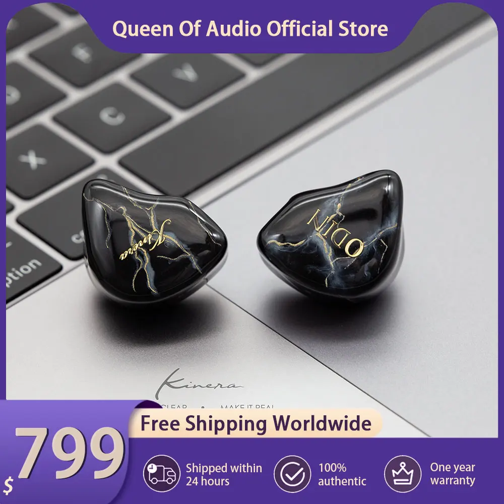 

New Kinera Odin 2.0 Headphone 8BA Monitor In Ear Earphone With 0.78mm Detachable 2pin Earbuds Cable HiFi Music Headest Audio