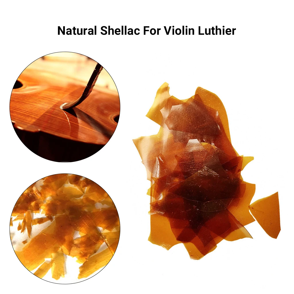 60g / 120g Hot Melt Natural Shellac Lacquer Glue Special Glue For Violin Cello Strings Instruments Woowind ETC