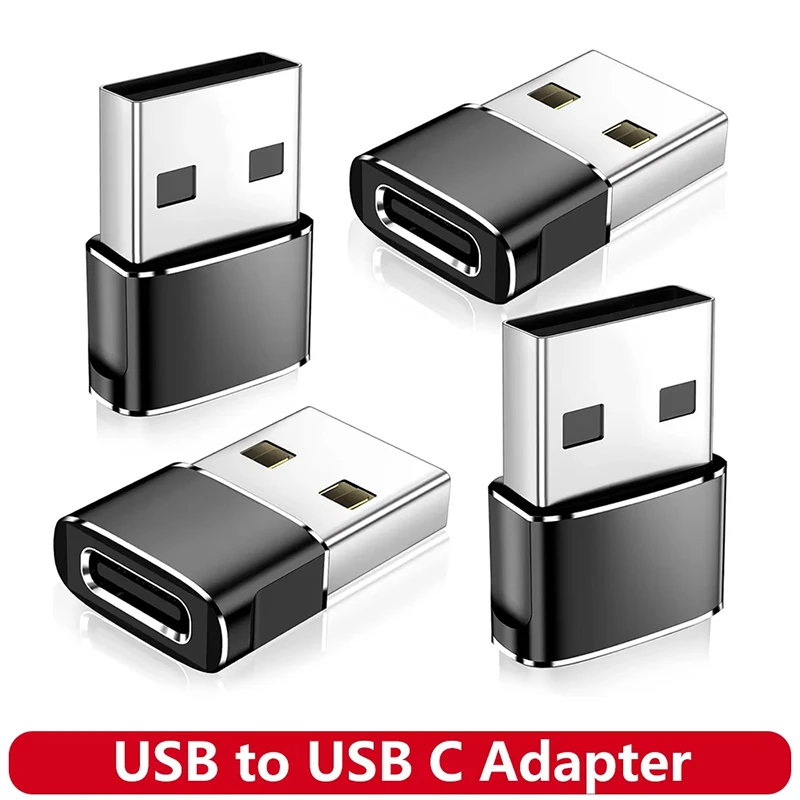 

1-5PCS USB Male to Type C Female Adapte Aluminum Alloy Flash Drive Converter USB Connector Type C to USB Adapter For PC Laptops