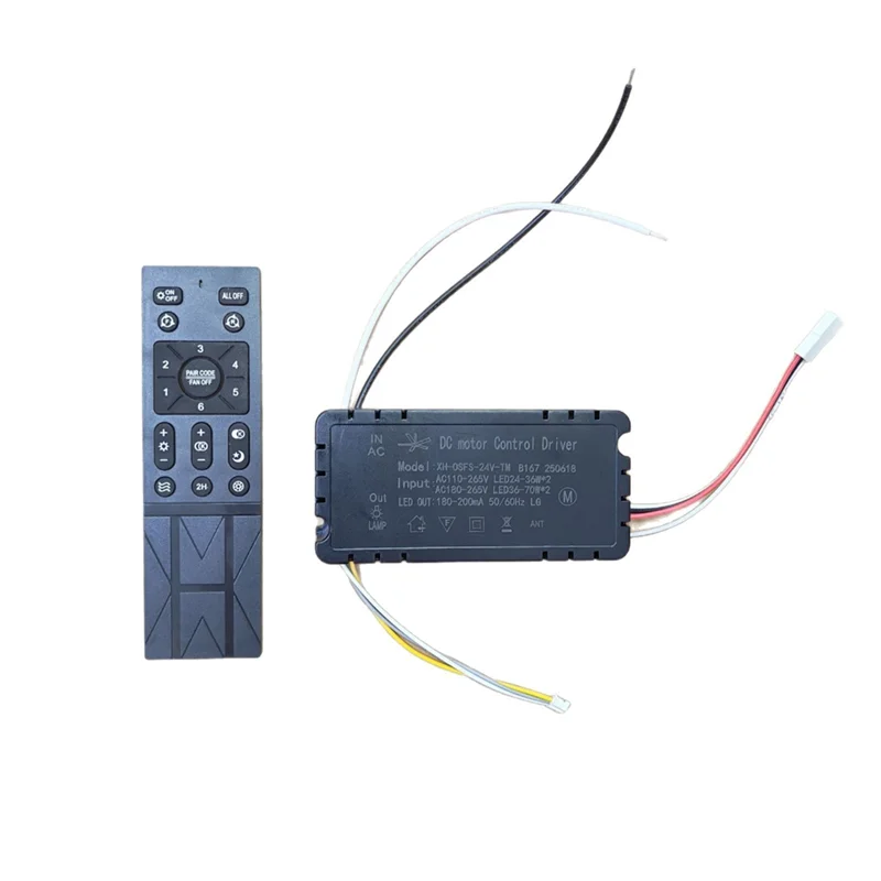 Ventilador de automação residencial FEDI Configurações de 6 velocidades Controle remoto Controle de frequência Compatibilidade de tensão CA