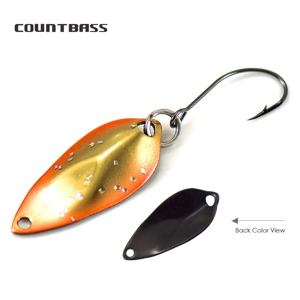 COUNTBASS 1 Stück 3/64oz 1,2g Casting-Löffel-Angelköder für Forelle, Hecht, Barsch – Detail 5