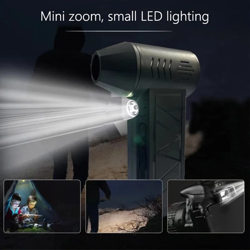 130000 دورة في الدقيقة منفاخ هواء صغير محمول باليد مروحة توربو كهربائية منفاخ الغبار الصناعي فرش السيارات منفاخ عنيف سرعة الرياح 35 متر/الثانية