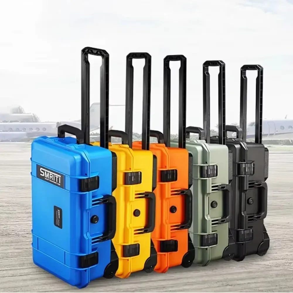 

Large Hard Toolbox Multi-functional Pull Rod Professional Waterproof Strong Tool Case Collision Prevention Tools Packaging