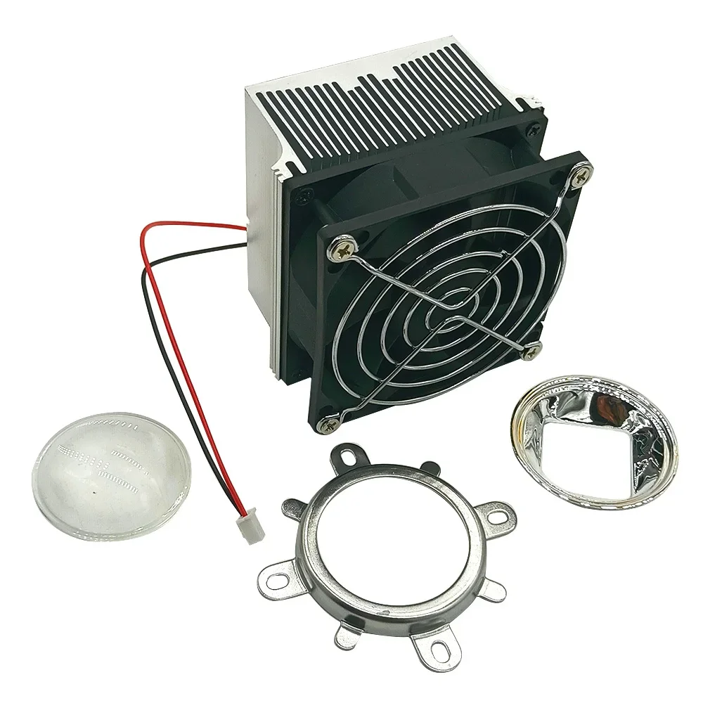 100Watt High Power White LED Chip + 100W Heatsink Cooler+100W LED Driver+100W 44mm Led lens Kit