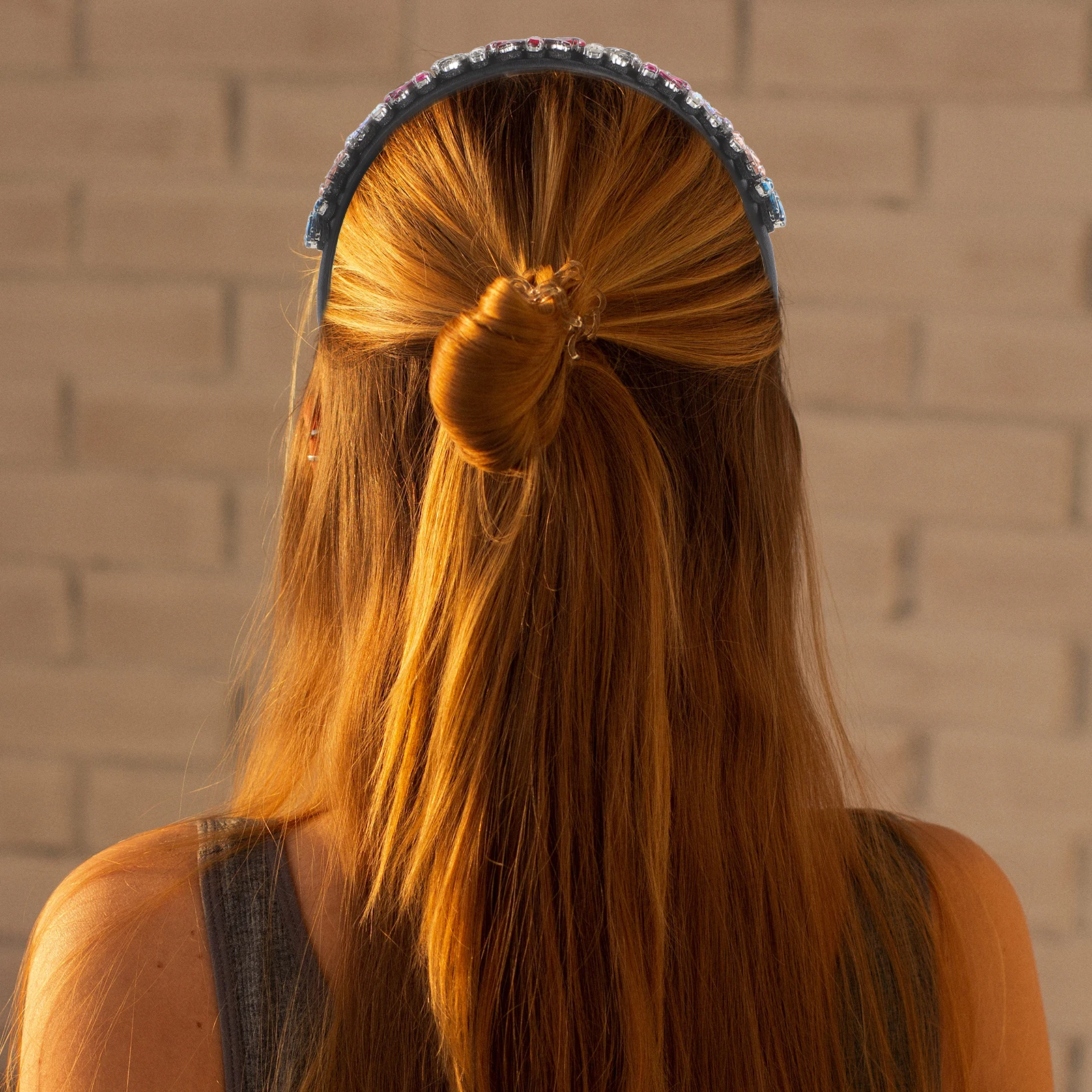 

Glamorous Rhinestone Headb Clear Crystal Women Hair Accessories Party Daily Festivals Proms Beach Weddings Gifts