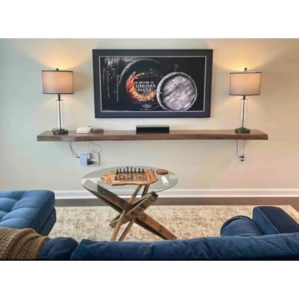 Mesa de centro Stave de barril de uísque