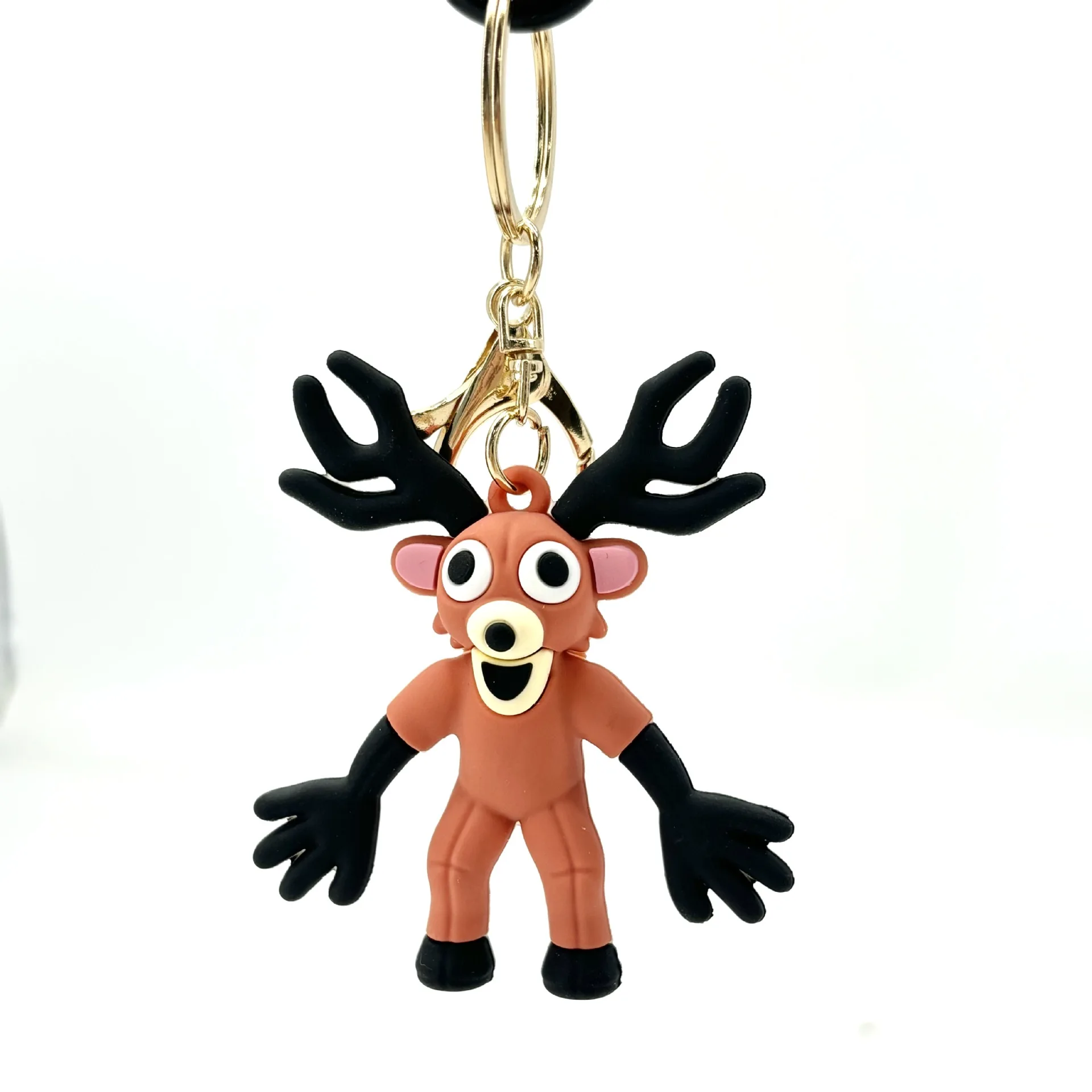 พวงกุญแจรูปกวางป่า 99 คืนสยองขวัญ งานแฮนด์เมด ของเล่นรูปสัตว์ กวาง นกฮูก ของตกแต่งกระเป๋า ของขวัญวันเกิด/คริสต์มาสสำหรับเด็ก