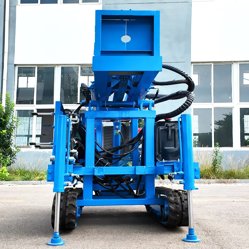 Customized Multifunctional Well Digging Machine 60-76-89-102 Drill Pipe 200m Water Well Drilling Rig Machine