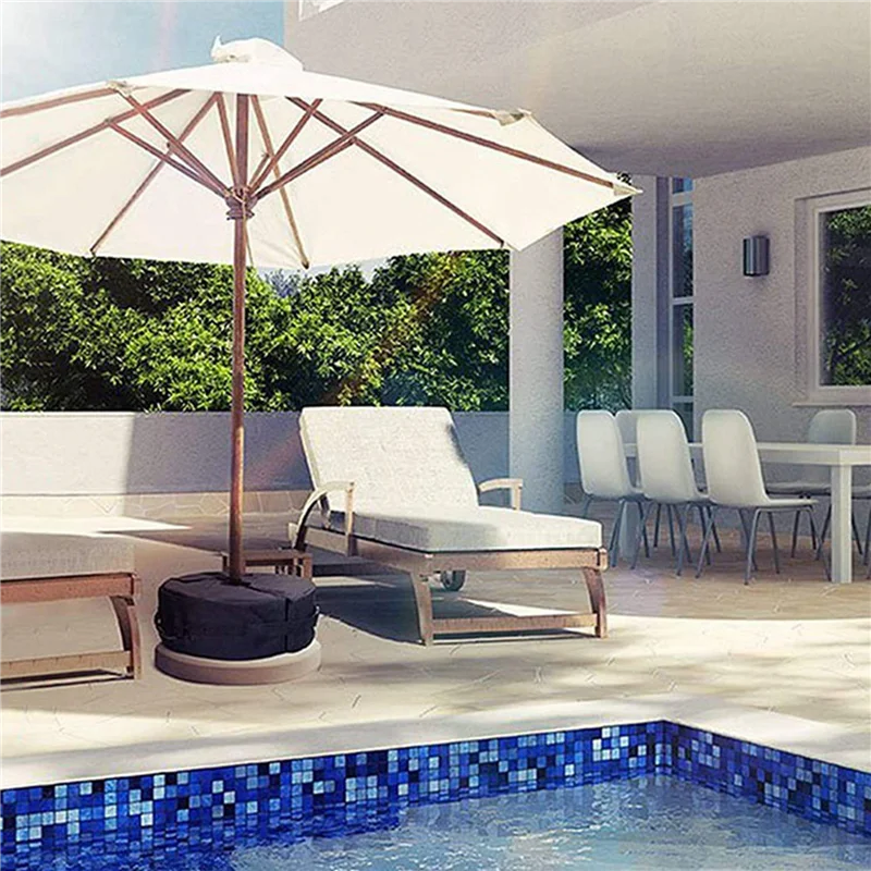 أكياس رمل A50I 2X للمظلة، أوزان خيمة للساقين، أكياس رمل شديدة التحمل لقاعدة مظلة الفناء