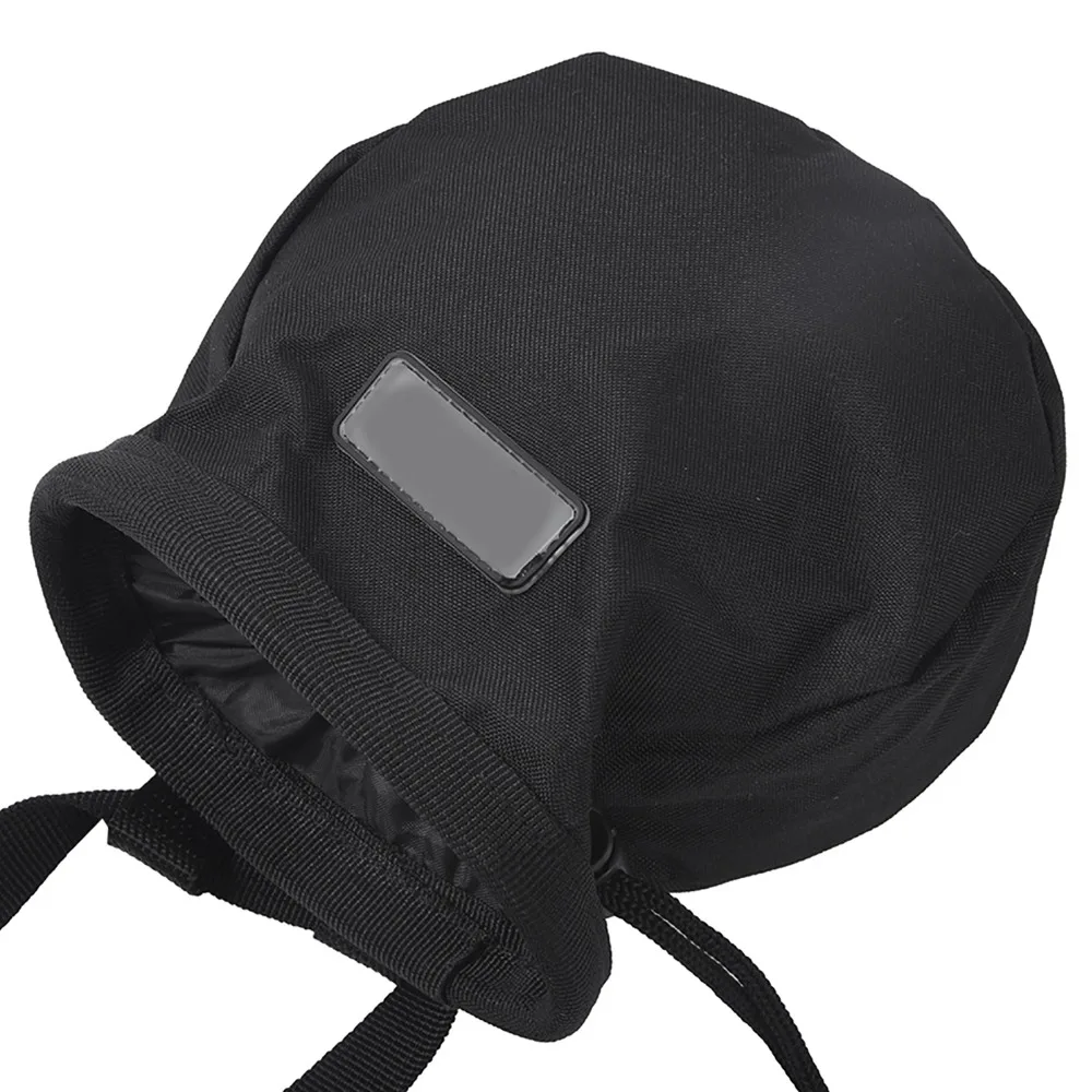Adjustable Drawstring Closure Chalk Bag Zippered Pockets Large Capacity Magnesium Powder Bag Chalk Storage Bag Indoor Climbing