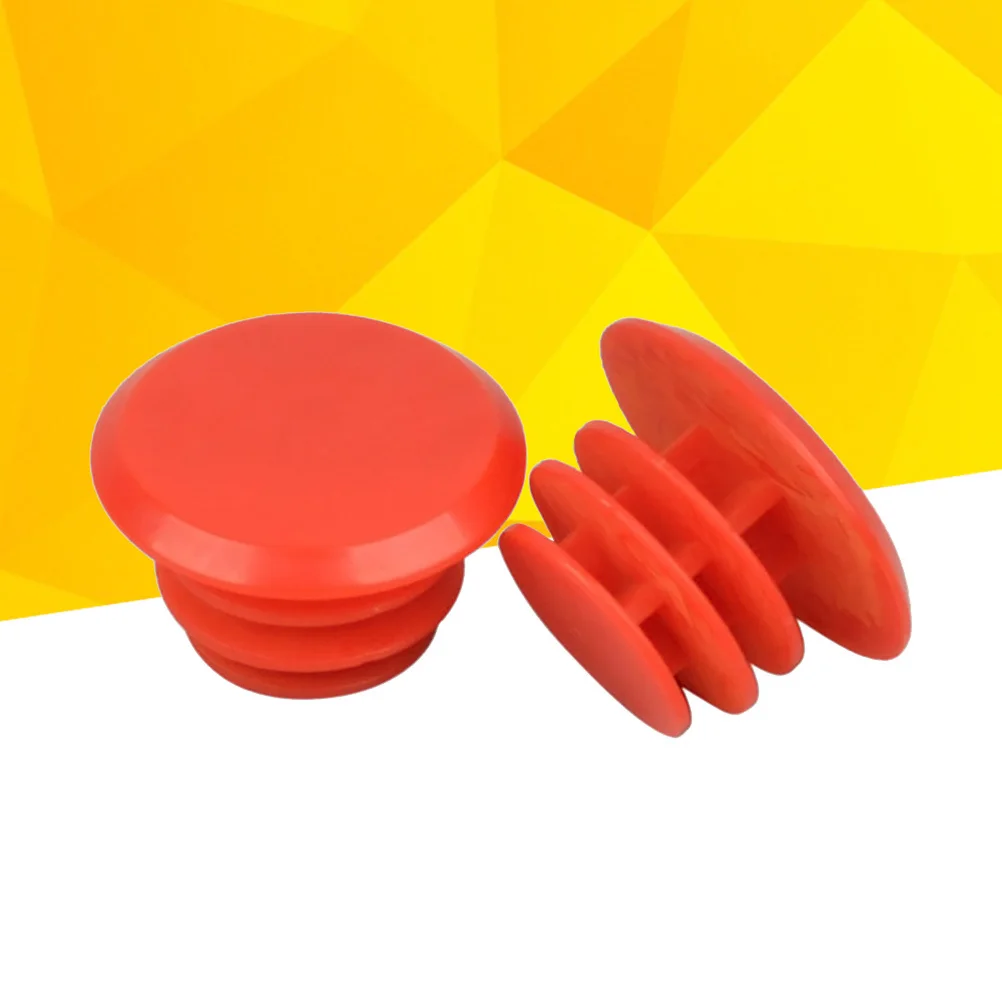 

Plugs 22Mm Handlebar Bar Ends End Caps Handlebar End Caps For Mountain Bike Road Bike Bicycle Red