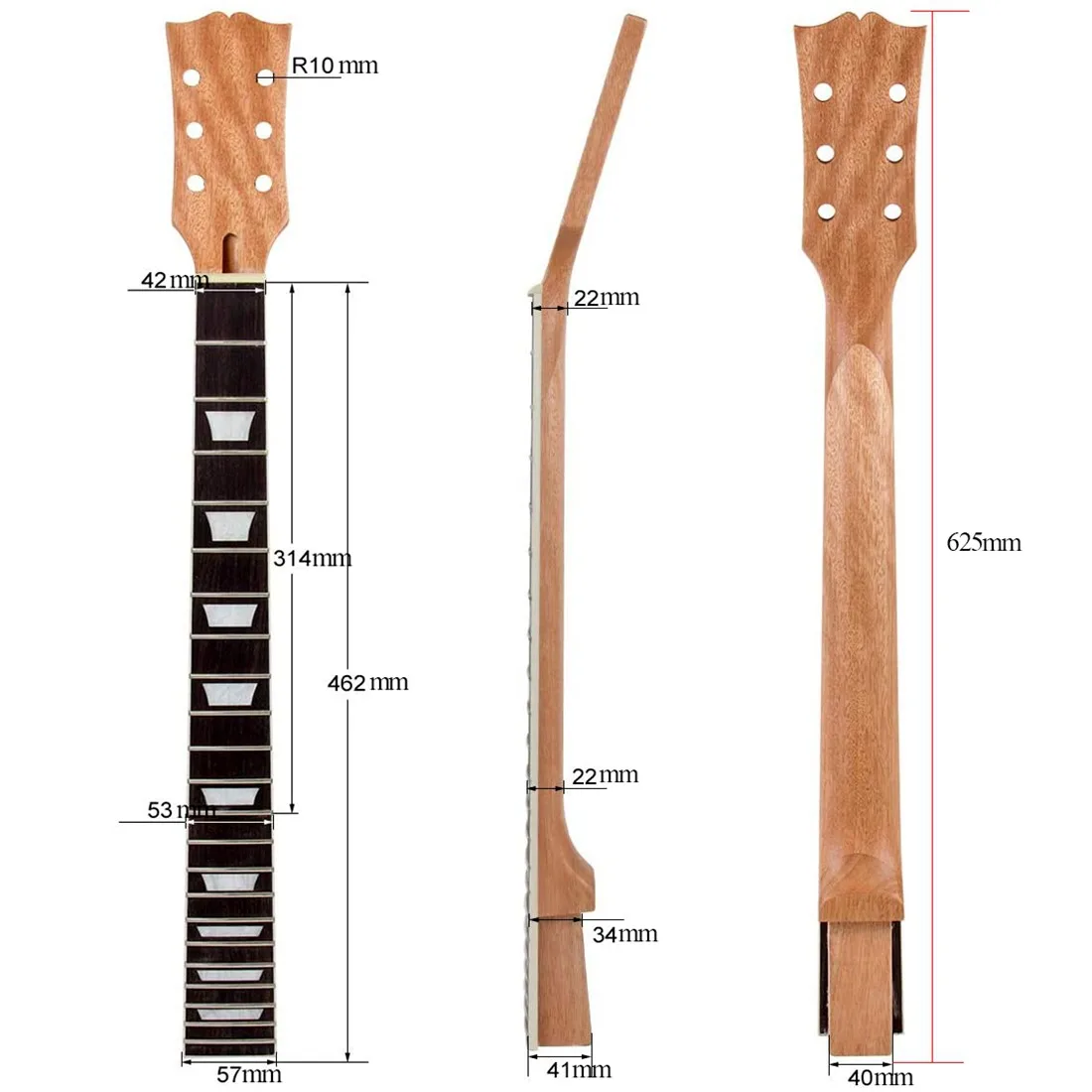 22 Fret Mahogany Electric Guitar Neck Rosewood Fretboardfor Gibson Les Paul LP LP Guitar Neck