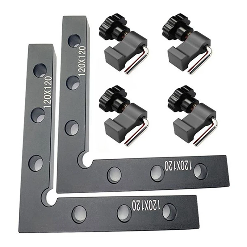 

90 Degree Positioning Squares Right Angle Clamps Fixing Clamp, Carpenter Squares For Woodworking Tools