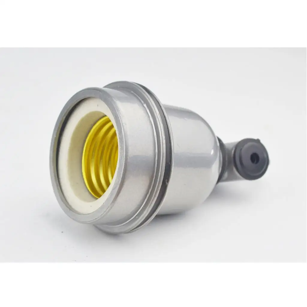 E27 Lamp Socket Aluminum Ceramic Waterproof Lamp Light Adapter Livestock Heat Holder for Indoor Barn