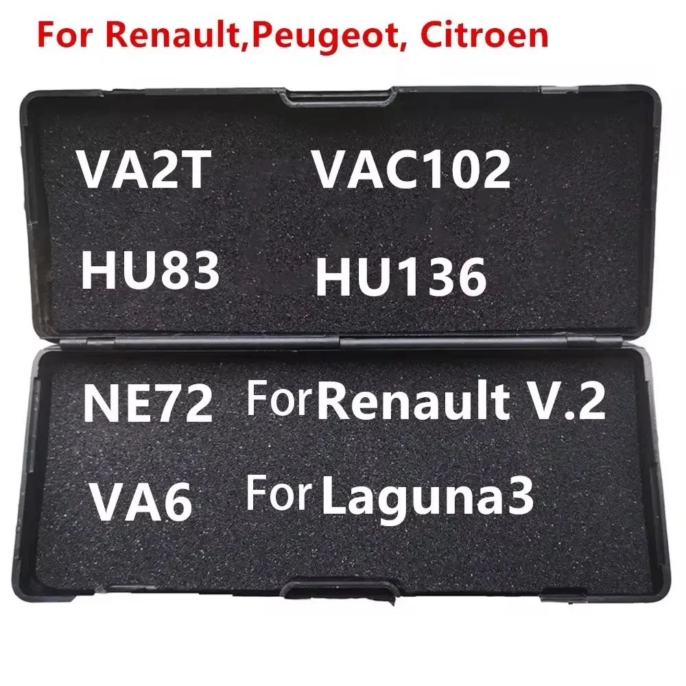 LiShi 2 in 1 VA2T VA2 HU83 NE72 VAC102 HU136 VA6 for Renault V.2 Laguna3 Locksmith Tools For Renault,Citroen Peugeot car keys