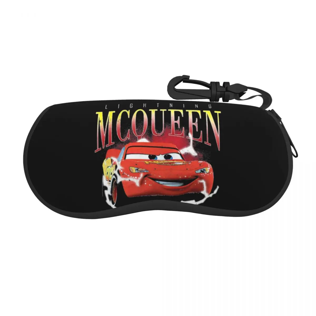 Smile Shiny Lightning Mcqueen Glasses Case Men Women Convenient Accessories Cars Eyeglasses Storage Box Protector Sunglasses Box