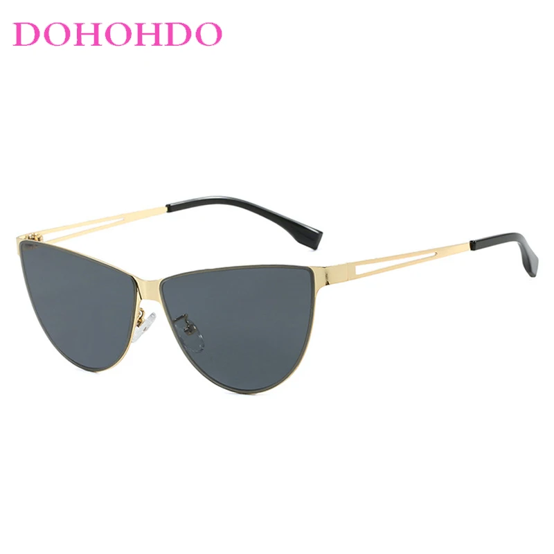 

Vintage Luxury Brand Designer Sun Glasses Male Popular Metal Cat Eye Sunglasses Women Outdoor Travel Driving Shades UV400 Gafas
