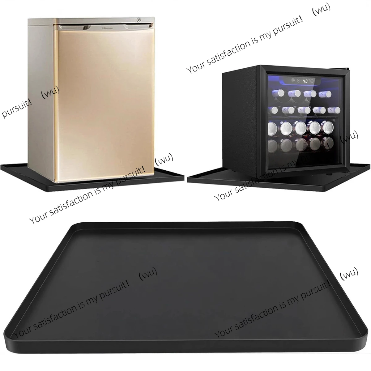Refrigerator silicone pad 50 * 50CM non-slip drip tray raised edge