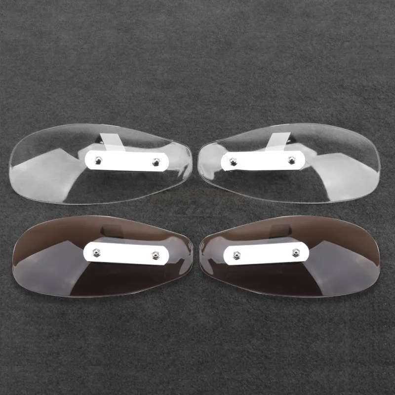 Motorcycle 1Pair Smoke Clear Handle Bar Hand Guard Cold Protector Wind Deflector Shield For Honda/Yamaha/Suzuki