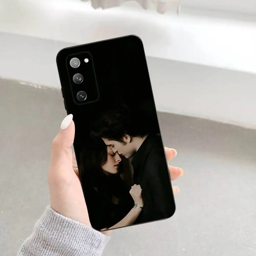 حافظة هاتف T-Twilight TV S-Series لهاتف سامسونج S 25,24,23,22,30,21,10,9,Ultra,Plus,Lite,FE,4,5G حافظة سوداء ناعمة #6