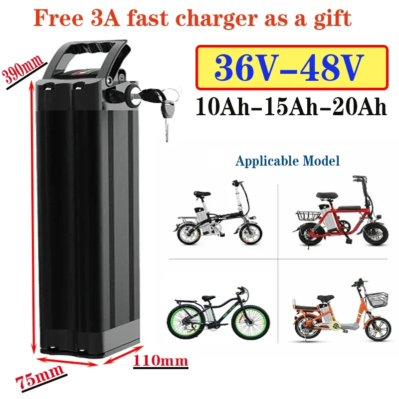 100%Original 2024 New Bestselling 36V Motorcyclebattery 20Ah Scooter Battery 250W~500w Electric Bicycle Battery +42V/3A Charger