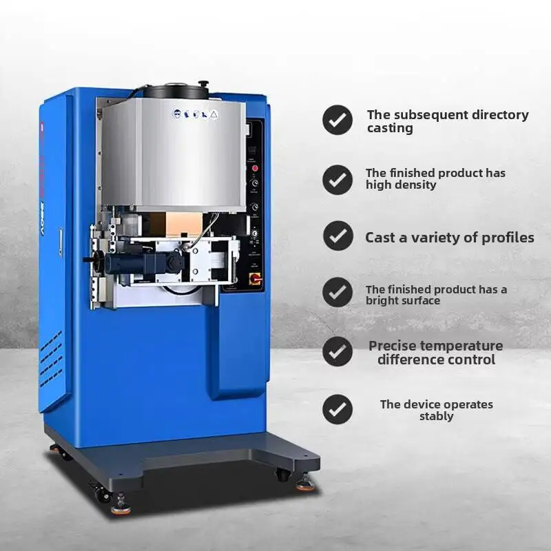 

High-Density Gold Silver Bar And Tube Equipment Wire Copper Rod Ingot Casting Machine Small Oxygen-Free Downward Pulling