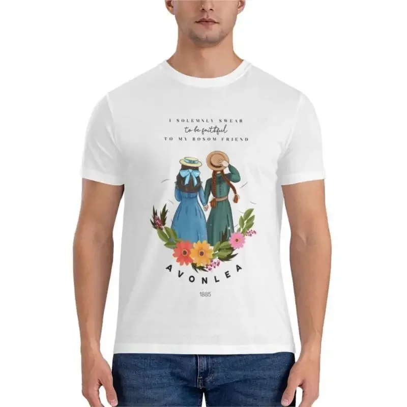 Anne with an E and Diana from Avonlea Green Gables - Best Friends Classic T-Shirt t shirt for men heavy weight t shirts for men