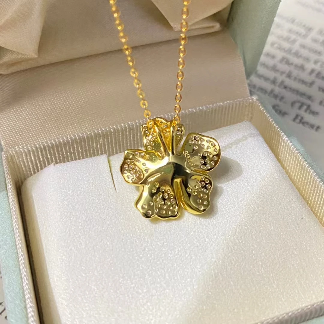 Flower Shape S925 Sterling Silver Pendant Mount Base Mountings Findings Parts Fittings Accessories for 7-8mm Pearls 5pcs/lot