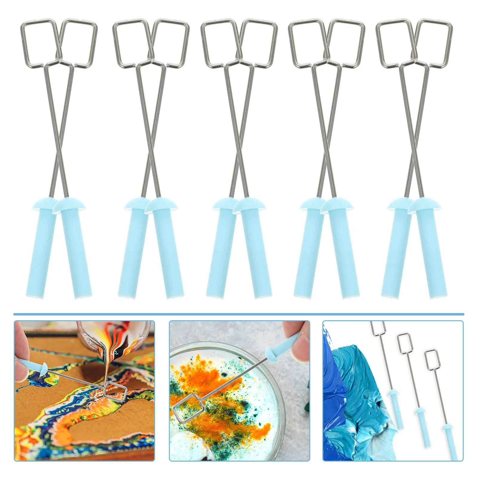 Pigment Stirrer Head Electric Hand Mixer Home Pigments Drinks Paint Attachment