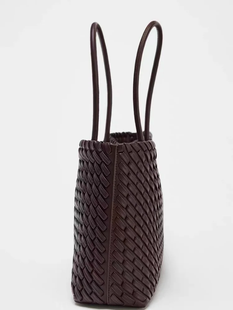 2025 Nuove borse tote in pelle vegana di design di lusso Borse a tracolla singole da donna di grande capacità di alta qualità