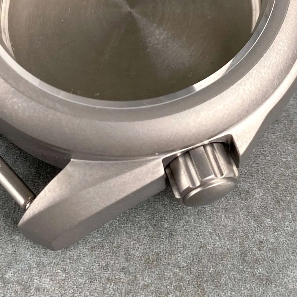 علبة ساعة تيتانيوم للغوص ، صقل الرمل ، أجزاء التاج ، تناسب NH34 ، NH35 ، NH36 ، ETA ، PT5000 ، SKX ، 40 ، 20ATM ، جديدة #4