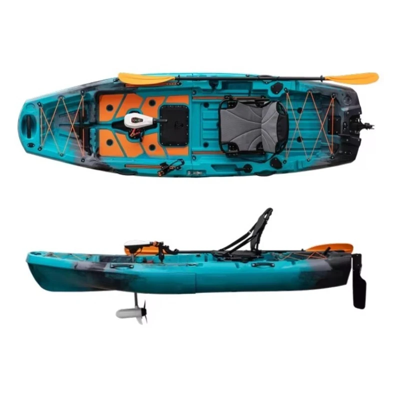Outdoors First Fishing Kayak with Pedal Drive Over 4m Eco-Friendly 2 Person 350kg Capacity 3-Year Warranty