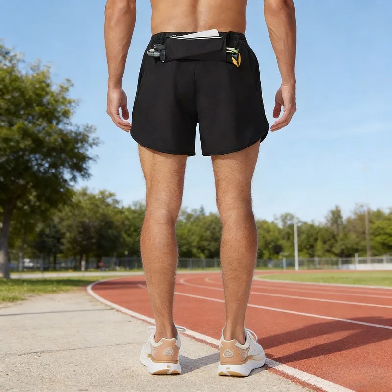 

Мужские шорты для бега, быстросохнущие дышащие шорты для тренировок в тренажерном зале, спортивные тренировочные шорты для лета, уличной дорожки, фитнеса