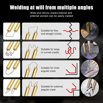 50W svářečka plastů se sponkami, sada pro svařování plastů, sada pro svařování plastů, sada pro opravu nárazníků automobilů, sada pro opravu plastů 6 nejlepší prodej nástroj pro tavení plastů - №2