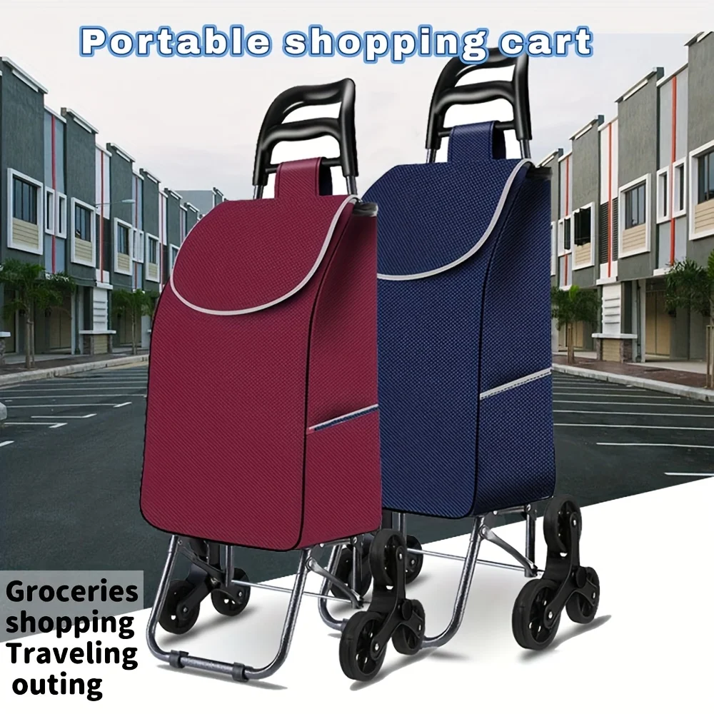 

Stair shopping cart, grocery cart, outdoor, camping, yard, goods handling, portable trolley