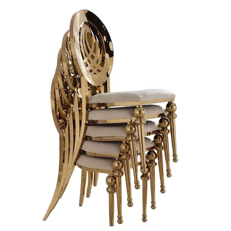 5 Years Guarantee Time Event Party Wedding Furniture Stainless Steel Chair For Sale