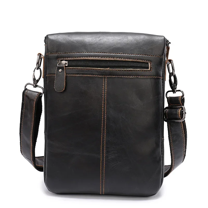 Vintage Genuine Leather Men\'s Crossbody Bag Fashion Cowhide Male Shoulder Bag Business File Messenger Bag сумочка через плечо 가방