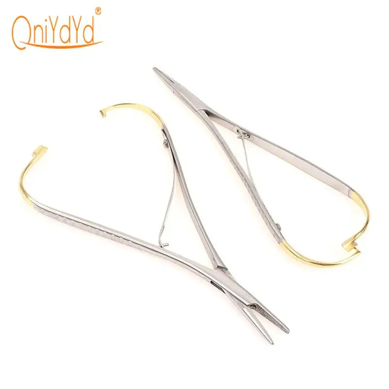 Dental Mathieu Needle Holder Standard 14Cm Ultra-Fine Beak Forceps Tweezers Surgical Instruments Dental Lab Equipment